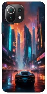 Чехол на Xiaomi Mi 11 Lite Cyber city фото 1 из 1