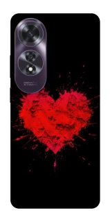 Чехол на Oppo A60 Splash heart фото 1 из 1