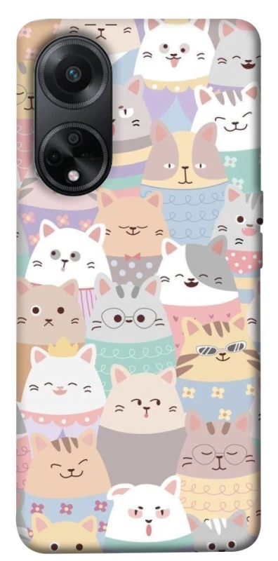 Чохол на Oppo A98 Funny Kittens ver.2 фото 1 з 1