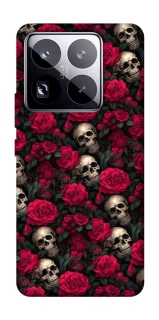 Чехол на Xiaomi 15 Pro Черепа и розы фото 1 из 1