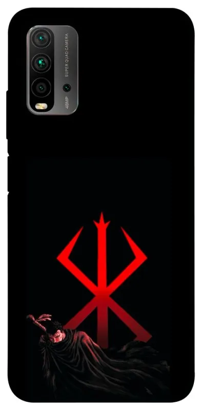 Чохол на Xiaomi Redmi 9T Berserk Red Logo фото 1 з 1