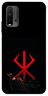 Чохол на Xiaomi Redmi 9T Berserk Red Logo фото 1 з 1
