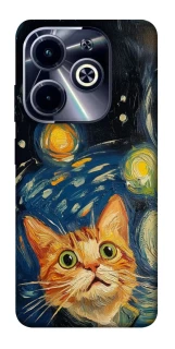 Чохол на Infinix Hot 40i paint cat фото 1 з 1