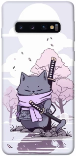 Чохол на Samsung Galaxy S10 Samurai cat фото 1 Чохол на Samsung Galaxy S10 Samurai cat фото 1 з 1