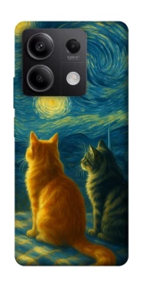 Чохол на Xiaomi Redmi Note 13 5G Cats under the stars фото 1 Чохол на Xiaomi Redmi Note 13 5G Cats under the stars фото 1 з 1