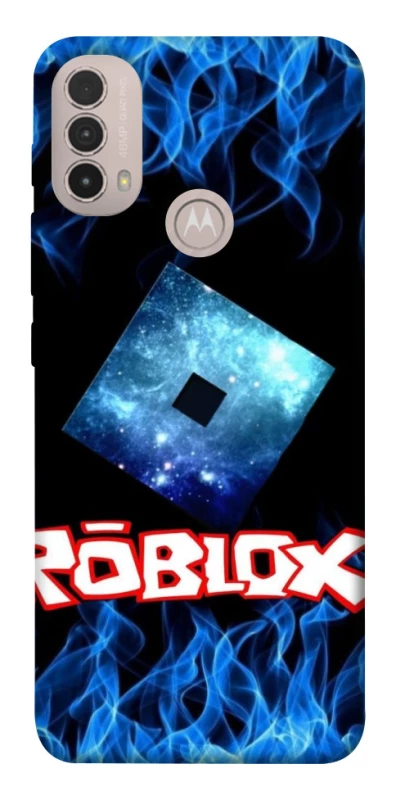 Чохол на Motorola Moto E40 Roblox Galaxy Flame Logo фото 1 з 1