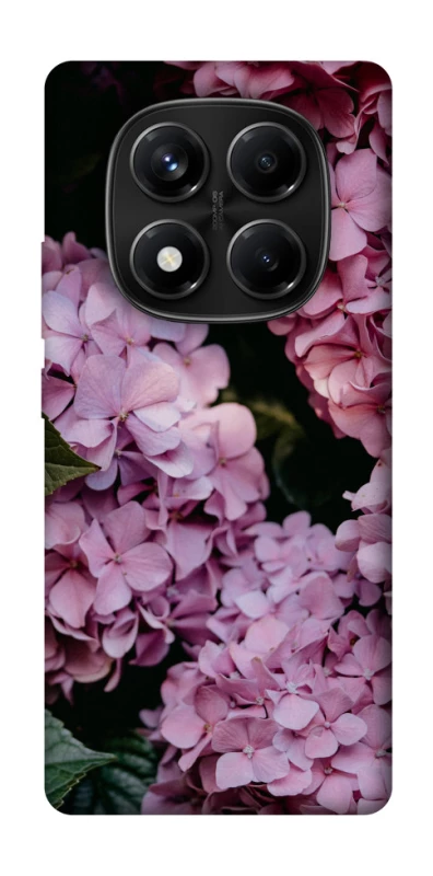 Чохол на Xiaomi Redmi Note 14 Pro 4G Рожеві гартензії фото 1 з 1