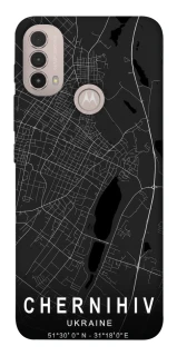 Чехол на Motorola Moto E40 Chernihiv map фото 1 из 1