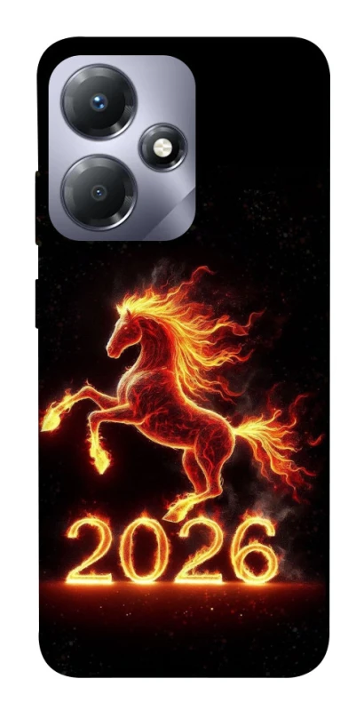 Чохол на Infinix Hot 30i Red Fire Horse ver.1 фото 1 з 1