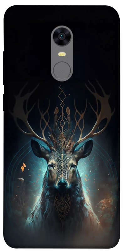 Чехол на Xiaomi Redmi 5 Plus / Redmi Note 5 (Single Camera) Скандинавский олень v2 фото 1 из 1