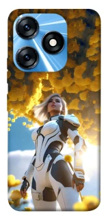 Чохол на TECNO Spark 10 Cyber space girl ver.3 фото 1 з 1