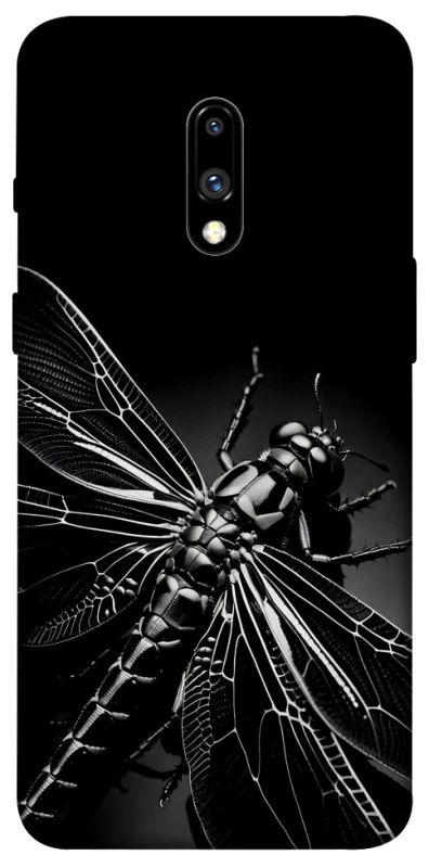 Чохол на OnePlus 7 Black dragonfly фото 1 з 1