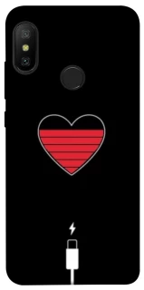 Чехол на Xiaomi Mi A2 Lite / Xiaomi Redmi 6 Pro Charge your heart фото 1 из 1