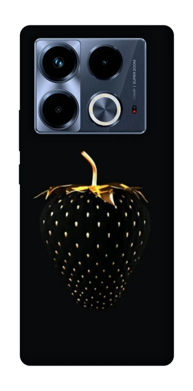 Чохол на Infinix Note 40 4G Чорна полуниця фото 1 з 1