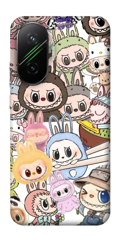 Чохол на Xiaomi Poco F7 All Labubus фото 1 з 1