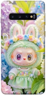 Чехол на Samsung Galaxy S10 Labubu & Flowers ver.2 фото 1 из 1