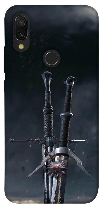 Чехол на Xiaomi Redmi 7 Мечи Ведьмака фото 1 из 1