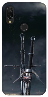 Чехол на Xiaomi Redmi 7 Мечи Ведьмака фото 1 из 1