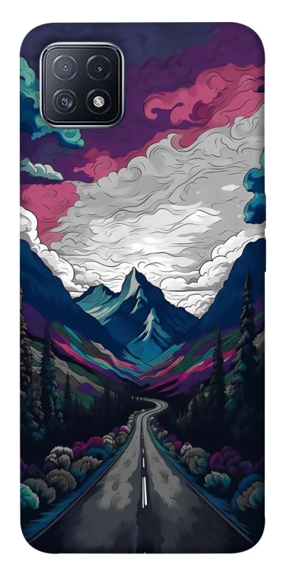 Чехол на Oppo A73 Нарисованные горы фото 1 из 1