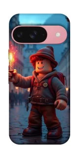 Чохол на Google Pixel 9 Roblox Fire Logo Blue Flames фото 1 з 1