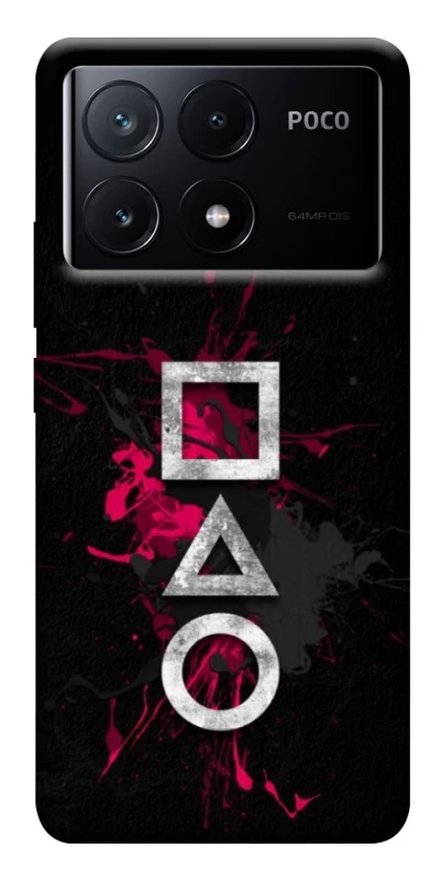 Чехол на Xiaomi Poco X6 Square Sentence фото 1 из 1