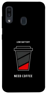 Чехол на Samsung Galaxy A20 / A30 Low battery фото 1 из 1