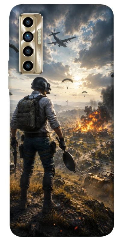 Чехол на TECNO Camon 17P PUBG ver.2 фото 1 из 1