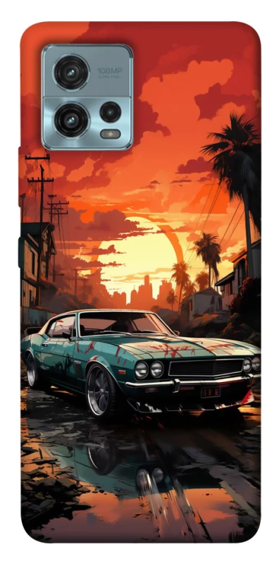 Чохол на Motorola Moto G72 Car at sunset фото 1 з 1