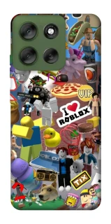 Чохол на Motorola Moto G56 5G Roblox collage ver.5 фото 1 з 1