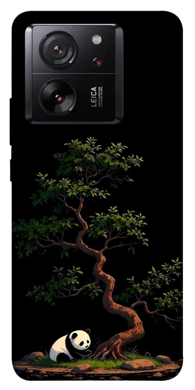 Чохол на Xiaomi 13T Pro Panda and tree фото 1 з 1