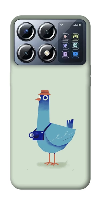 Чохол на Xiaomi POCO X8 Pro Голуб-детектив фото 1 з 1