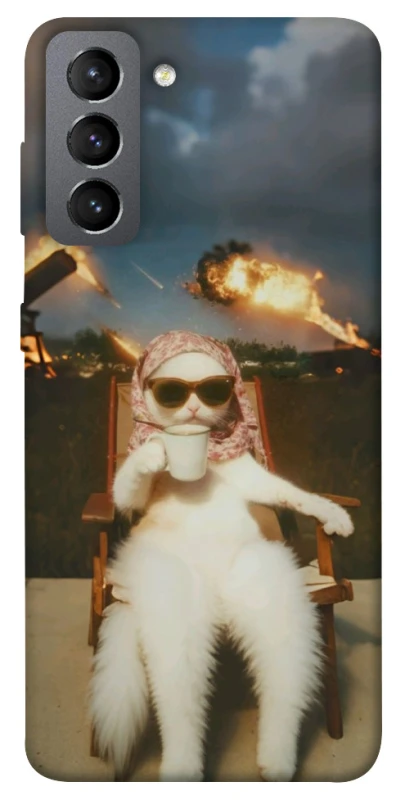 Чохол на Samsung Galaxy S21 FE Exploding Kittens ver.1 фото 1 з 1