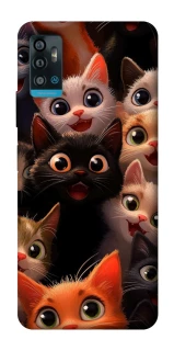 Чохол на ZTE Blade A71 happy cats фото 1 з 1