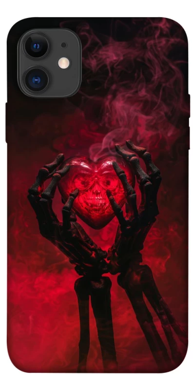 Чохол на Apple iPhone 11 (6.1") Heart in the hands of a skeleton фото 1 з 1