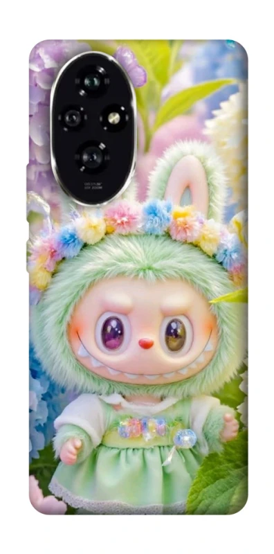 Чехол на Honor 200 Labubu & Flowers ver.2 фото 1 из 1