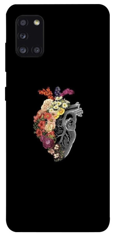 Чохол на Samsung Galaxy A31 Heart with flowers фото 1 з 1