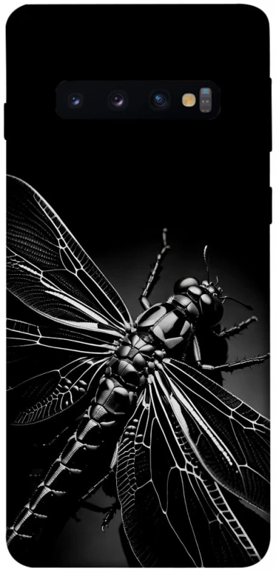 Чохол на Samsung Galaxy S10 Black dragonfly фото 1 з 1