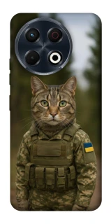 Чехол на TECNO Spark 30 Pro (KL7) Кот защитник фото 1 из 1