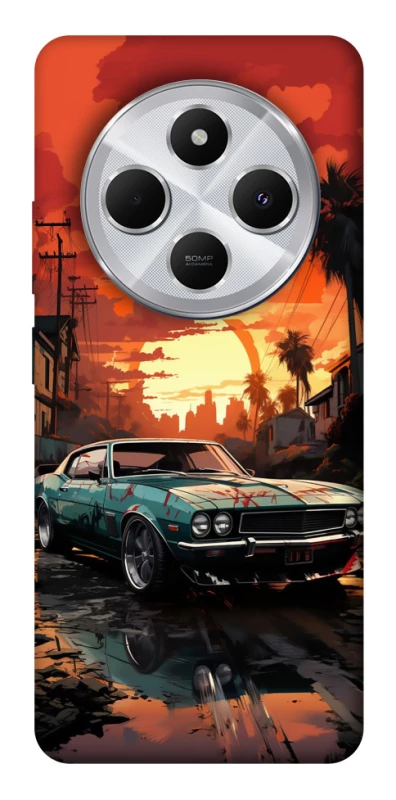 Чохол на Xiaomi Redmi 14C / Poco C75 Car at sunset фото 1 з 1