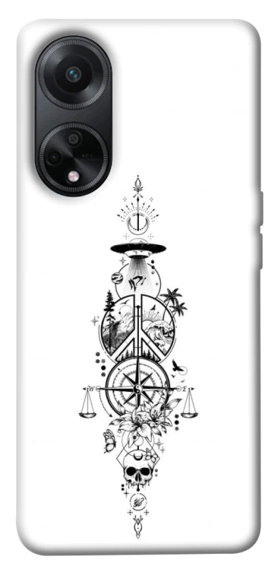 Чохол на Oppo A58 4G Tattoo ver.7 фото 1 з 1