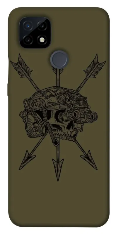 Чохол на Realme C21 Mil skull фото 1 з 1
