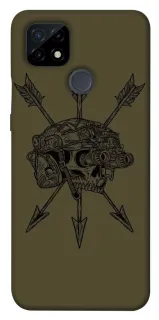 Чохол на Realme C21 Mil skull фото 1 з 1