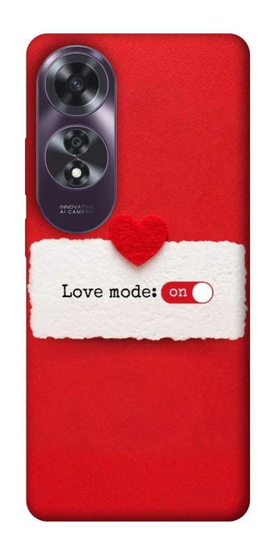 Чохол на Oppo A60 Love Mode ON фото 1 з 1