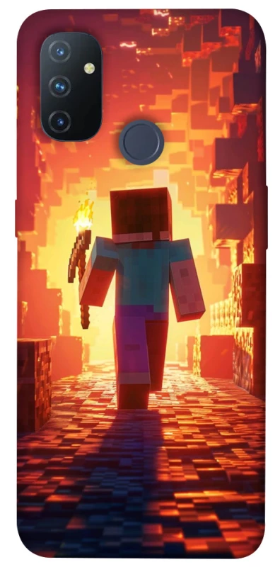 Чохол на OnePlus Nord N100 Minecraft adventure фото 1 з 1