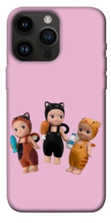 Чохол на Apple iPhone 14 Pro Max (6.7") Cat Cafe Trio фото 1 з 1