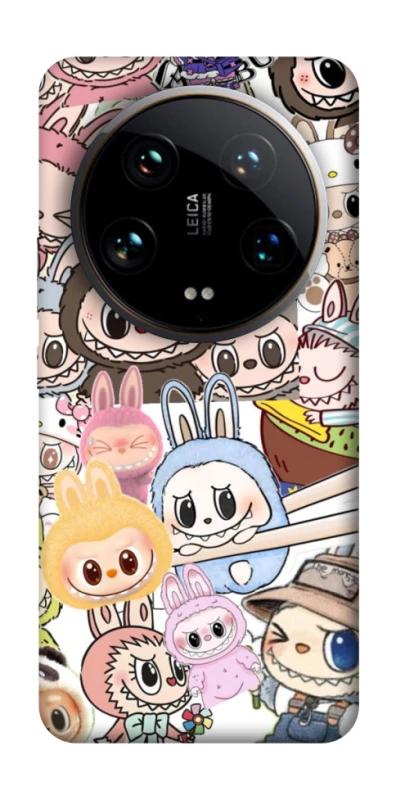 Чохол на Xiaomi 14 Ultra All Labubus фото 1 з 1