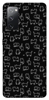 Чохол на Samsung Galaxy S20 FE Black Cats фото 1 Чохол на Samsung Galaxy S20 FE Black Cats фото 1 з 1