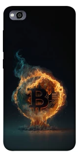 Чохол на Xiaomi Redmi 4a Fire Bitcoin фото 1 з 1