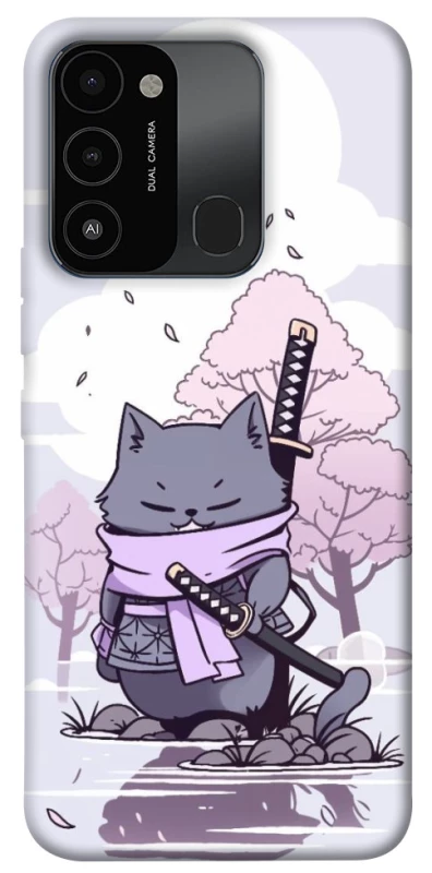 Чохол на TECNO Spark 8C Samurai cat фото 1 з 1
