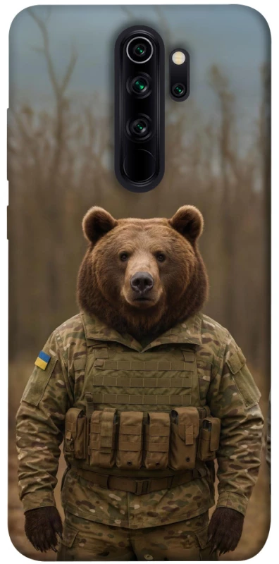Чехол на Xiaomi Redmi Note 8 Pro Медведь защитник фото 1 из 1